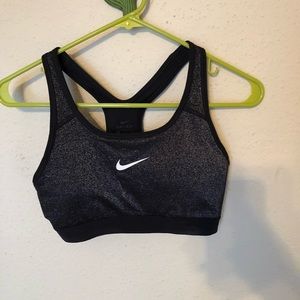 Nike dri fit shimmer sports bra